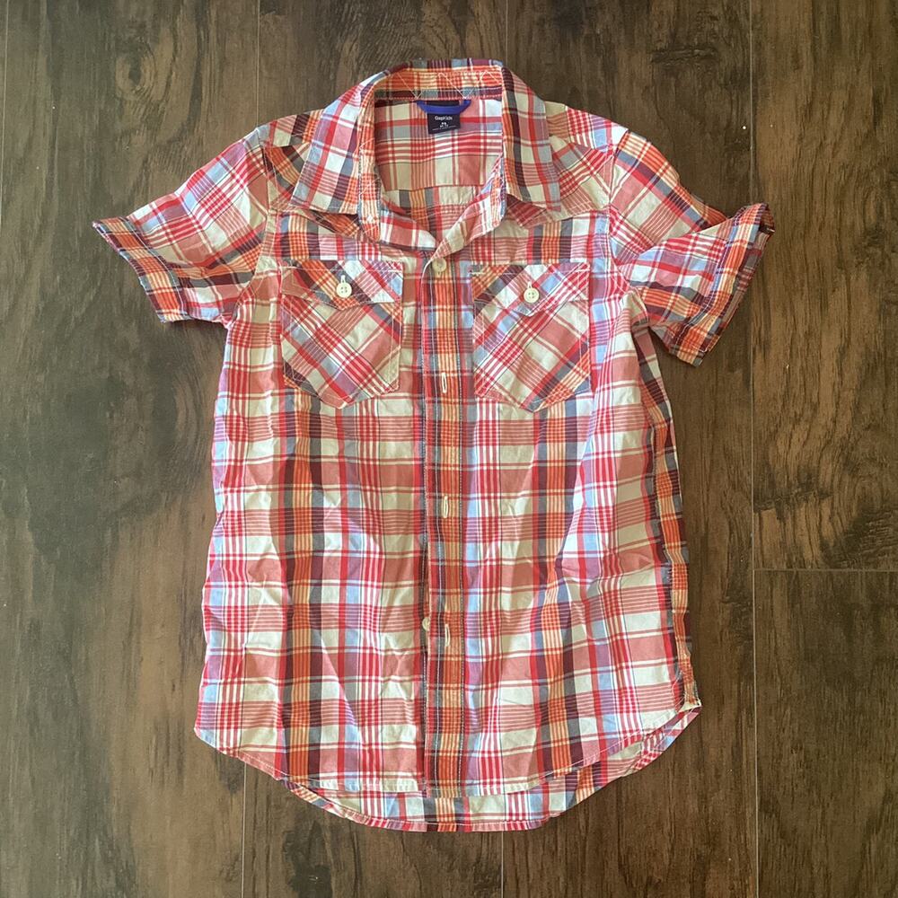 Gap Kids Plaid Button Down